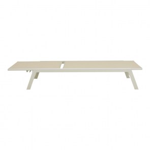 pak-288-000019-2 ΞΑΠΛΩΣΤΡΑ BOKA PAKOWORLD ΛΕΥΚΟ ΑΛΟΥΜΙΝΙΟ ΚΑΙ TEXTILENE ΣΕ ΜΠΕΖ ΑΠΟΧΡΩΣΗ 60X192X31ΕΚ