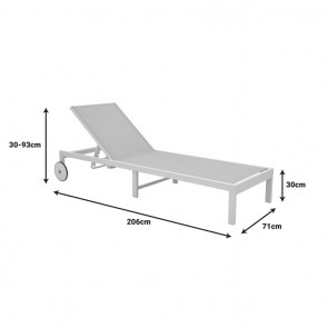 pak-288-000021-7 ΞΑΠΛΩΣΤΡΑ MAILO PAKOWORLD ΛΕΥΚΟ ΑΛΟΥΜΙΝΙΟ ΚΑΙ TEXTILENE ΣΕ ΜΠΕΖ ΑΠΟΧΡΩΣΗ 71X206X30ΕΚ