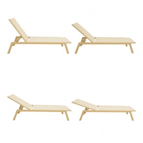 pak-288-000040-1 ΞΑΠΛΩΣΤΡΑ BOKA PAKOWORLD ΑΛΟΥΜΙΝΙΟ CAPPUCCINO- TEXTILENE ΣΕ ΜΠΕΖ ΑΠΟΧΡΩΣΗ 60X192X31ΕΚ