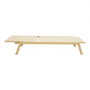 pak-288-000040-2 ΞΑΠΛΩΣΤΡΑ BOKA PAKOWORLD ΑΛΟΥΜΙΝΙΟ CAPPUCCINO- TEXTILENE ΣΕ ΜΠΕΖ ΑΠΟΧΡΩΣΗ 60X192X31ΕΚ