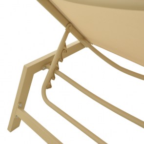 pak-288-000040-4 ΞΑΠΛΩΣΤΡΑ BOKA PAKOWORLD ΑΛΟΥΜΙΝΙΟ CAPPUCCINO- TEXTILENE ΣΕ ΜΠΕΖ ΑΠΟΧΡΩΣΗ 60X192X31ΕΚ
