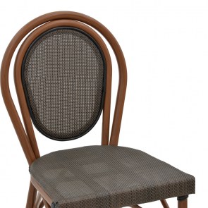 pak-289-000011-5 ΣΚΑΜΠΟ ΜΠΑΡ DEZYAN PAKOWORLD ΚΑΡΥΔΙ ΑΛΟΥΜΙΝΙΟ-ΓΚΡΙ TEXTILENE 41.5X53.5X116ΕΚ