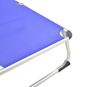 pak-396-000001-4 ΞΑΠΛΩΣΤΡΑ ΠΑΡΑΛΙΑΣ FEVEPE PAKOWORLD ΒΑΡΕΩΣ ΤΥΠΟΥ ΑΛΟΥΜΙΝΙΟ-TEXTILENE ΣΕ ΜΠΛΕ ΑΠΟΧΡΩΣΗ 58.5X185X29.5ΕΚ