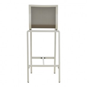 pak-404-000029-5 ΣΚΑΜΠΟ ΜΠΑΡ MELINA PAKOWORLD ΣΤΟΙΒΑΖΟΜΕΝΗ ΑΛΟΥΜΙΝΙΟ ΣΕ ΛΕΥΚΗ- TEXTLINE ΣΕ ΓΚΡΙ ΑΠΟΧΡΩΣΗ 57X52,5X106,5ΕΚ