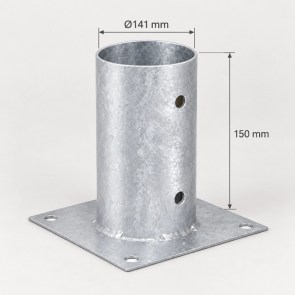 shw-00029-25068 ΒΑΣΗ ΒΙΔΩΤΗ ΓΙΑ ΣΤΡΟΓΓΥΛΗ ΞΥΛΙΝΗ ΔΟΚΟ Ø14 ΕΚ.