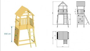 shw-008.001.004.001_-_1,50-2-8396 ΞΥΛΙΝΟΣ ΠΥΡΓΟΣ BELVEDERE ΜΕ ΠΡΟΕΚΤΑΣΗ ΠΥΡΓΟΣ BELVEDERE ΜΕ ΥΨΟΣ ΤΣΟΥΛΗΘΡΑΣ 150ΕΚ. ΚΑΙ ΠΡΟΕΚΤΑΣΗ