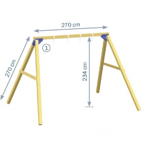 shw-008.002.001.001_-_2,70-21253 ΞΥΛΙΝΗ ΠΑΙΔΙΚΗ ΚΟΥΝΙΑ FREESWING 270ΕΚ.