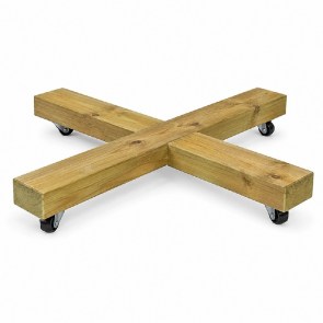 shw-10-60135-24694 ΞΥΛΙΝΗ ΒΑΣΗ ΓΛΑΣΤΡΑΣ ΜΕ ΡΟΔΕΣ 40 × 40 ΕΚ.