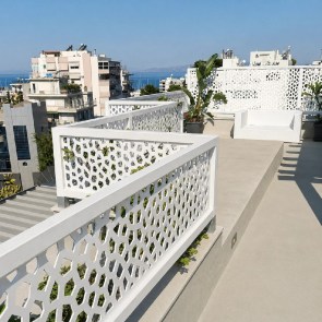 shw-10-99932-24040 ΞΥΛΙΝΗ ΚΟΛΩΝΑ ΟΡΙΖΟΝΤΙΑΣ ΣΤΗΡΙΞΗΣ ΚΑΦΑΣΩΤΟΥ PP 4,5 X 7 X 96,5ΕΚ. ΛΕΥΚΗ