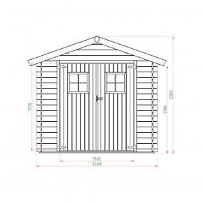 shw-201250-20915 ΞΥΛΙΝΟ ΣΠΙΤΑΚΙ – ΑΠΟΘΗΚΗ ΚΗΠΟΥ 196 × 246 ΕΚ.