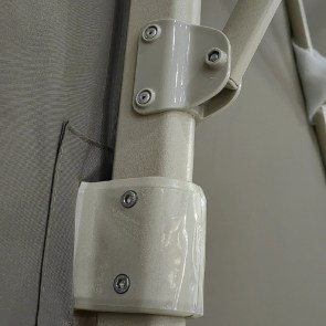 shw-20201-20372 PREMIUM ΟΜΠΡΕΛΑ ΚΗΠΟΥ 3X3.5M ΜΠΕΖ TAUPE