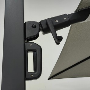 shw-20202-20365 PREMIUM ΟΜΠΡΕΛΑ ΚΗΠΟΥ 3X3.5M ΑΝΘΡΑΚΙ ΓΚΡΙ