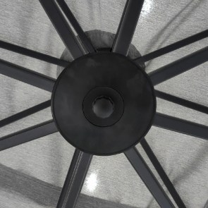 shw-20202-20366 PREMIUM ΟΜΠΡΕΛΑ ΚΗΠΟΥ 3X3.5M ΑΝΘΡΑΚΙ ΓΚΡΙ