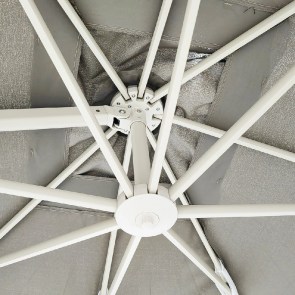 shw-20203-20387 PREMIUM ΠΕΡΙΣΤΡΕΦΟΜΕΝΗ ΟΜΠΡΕΛΑ ΚΗΠΟΥ 2.6X3.5M ΜΠΕΖ