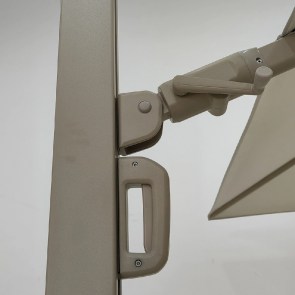 shw-20203-20390 PREMIUM ΠΕΡΙΣΤΡΕΦΟΜΕΝΗ ΟΜΠΡΕΛΑ ΚΗΠΟΥ 2.6X3.5M ΜΠΕΖ