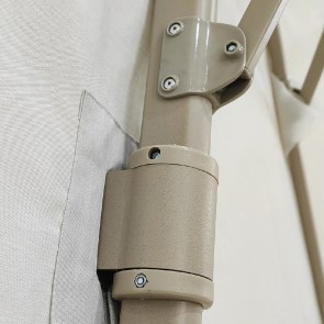 shw-20203-20391 PREMIUM ΠΕΡΙΣΤΡΕΦΟΜΕΝΗ ΟΜΠΡΕΛΑ ΚΗΠΟΥ 2.6X3.5M ΜΠΕΖ