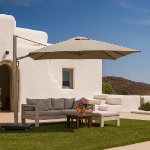 shw-20210-20422 PREMIUM ΟΜΠΡΕΛΑ ΚΗΠΟΥ Ø3.5M ΜΠΕΖ TAUPE