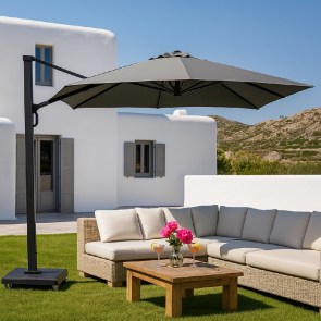 shw-20211-20423 PREMIUM ΟΜΠΡΕΛΑ ΚΗΠΟΥ Ø3.5M ΑΝΘΡΑΚΙ ΓΚΡΙ