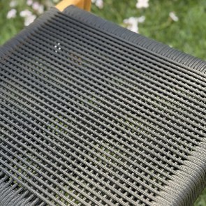 shw-22026-21463 PREMIUM ΚΑΡΕΚΛΑ TEAK ΜΕ ΜΑΥΡΑ ΣΧΟΙΝΙΑ