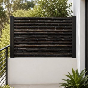 shw-30299-24250 ΚΑΛΑΜΩΤΗ ΜΠΑΜΠΟΥ ΜΑΥΡΟ Ø25-30MM - 250 X 250ΕΚ.