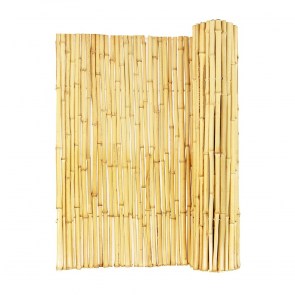 shw-30402-24272 ΚΑΛΑΜΩΤΗ ΚΙΤΡΙΝΟ BAMBOO Ø25-30MM ΜΕ INOX ΣΥΡΜΑ 200 X 250ΕΚ.