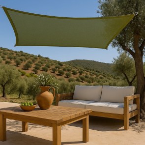 shw-30607-20120 ΠΑΝΙ ΣΚΙΑΣΗΣ PREMIUM 280 GSM - 3 X 5M - OLIVE