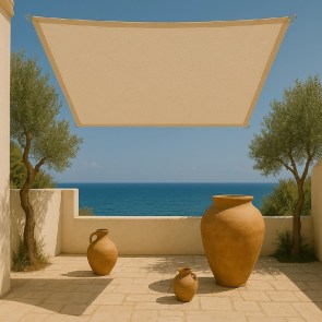 shw-30608-20535 ΠΑΝΙ ΣΚΙΑΣΗΣ ΤΕΤΡΑΓΩΝΟ 280GSM PREMIUM 3,6 X 3,6M ΑΜΜΟΥ