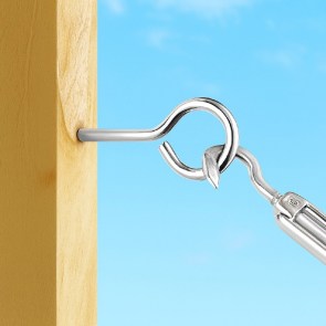 shw-30651-20443 ΚΡΙΚΟΣ ΓΙΑ ΤΟΠΟΘΕΤΗΣΗ ΠΑΝΙΟΥ ΣΚΙΑΣΗΣ - INOX