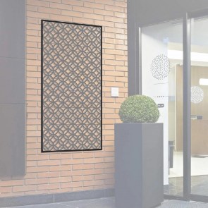 shw-33475-23489 ΚΙΤ ΠΛΑΙΣΙΟΥ C-CHANNEL ΓΙΑ ΚΑΦΑΣΩΤΑ – 180 × 90 ΕΚ. - ΜΑΥΡΟ