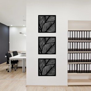 shw-34211-23408 ΠΑΝΕΛ ΔΙΑΚΟΣΜΗΣΗΣ ΤΟΙΧΟΥ FRONDS 57 X 57 ΕΚ.