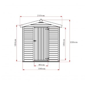 shw-400120-20887 ΞΥΛΙΝΟ ΣΠΙΤΑΚΙ – ΑΠΟΘΗΚΗ ΚΗΠΟΥ 180 × 135 ΕΚ.