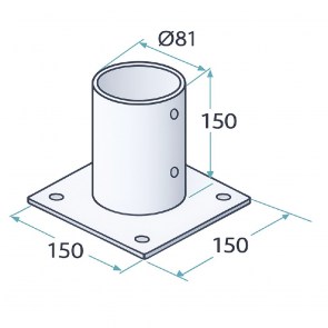 shw-40139-22457 ΒΑΣΗ ΒΙΔΩΤΗ ΓΙΑ ΣΤΡΟΓΓΥΛΗ ΞΥΛΙΝΗ ΔΟΚΟ Ø8 ΕΚ.