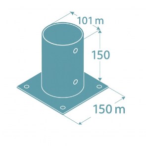 shw-40190-22456 ΒΑΣΗ ΒΙΔΩΤΗ ΓΙΑ ΣΤΡΟΓΓΥΛΗ ΞΥΛΙΝΗ ΔΟΚΟ Ø10 ΕΚ.