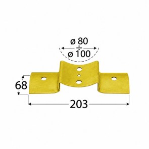 shw-4927-25149 ΕΝΔΙΑΜΕΣΟΣ ΣΥΝΔΕΣΜΟΣ ΣΤΡΟΓΓΥΛΩΝ ΠΑΣΣΑΛΩΝ Ø8–10 ΕΚ.