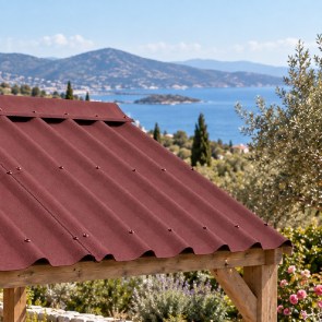 shw-52506-24941 ΚΑΡΦΙΑ ΣΤΕΡΕΩΣΗΣ ONDULINE ΜΕ ΣΤΕΓΑΝΩΤΙΚΟ ΚΑΠΑΚΙ - ΚΟΚΚΙΝΑ