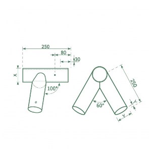 shw-53138-22409 ΓΩΝΙΑ ΚΟΥΝΙΑΣ ΓΙΑ ΣΤΡΟΓΓΥΛΗ ΞΥΛΕΙΑ 100/80MM