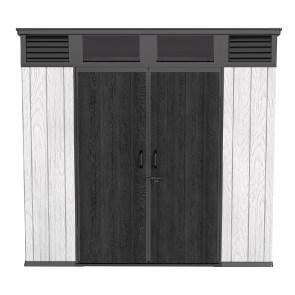 shw-54142-23796 ΑΠΟΘΗΚΗ ΚΗΠΟΥ PP 230X229X237 ΕΚ. ΜΕ ΜΕΤΑΛΛΙΚΟ ΣΚΕΛΕΤΟ