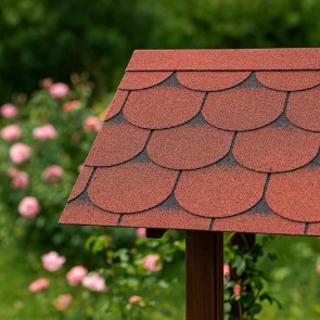 shw-57000-22802 ΑΣΦΑΛΤΙΚΟ ΚΕΡΑΜΙΔΙ ΣΤΡΟΓΓΥΛΟ ΚΟΚΚΙΝΟ 3M²