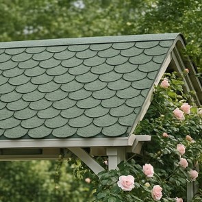 shw-57001-22801 ΑΣΦΑΛΤΙΚΟ ΚΕΡΑΜΙΔΙ ΣΤΡΟΓΓΥΛΟ ΠΡΑΣΙΝΟ 3M²