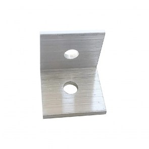 shw-77687-14586 ΓΩΝΙΑ ΣΥΝΔΕΣΗΣ INOX ΜΕ ΒΙΔΕΣ 20X20X2MM
