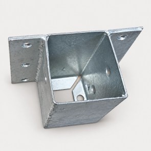 shw-900018-25091 ΕΠΙΤΟΙΧΙΑ ΒΑΣΗ ΓΙΑ ΞΥΛΙΝΗ ΔΟΚΟ 7 × 7 ΕΚ. – 71 × 71 × 150 MM