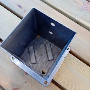 shw-AI500050-25029 ΒΙΔΩΤΗ ΒΑΣΗ ΞΥΛΟΥ 10 × 10 ΕΚ. INOX A2
