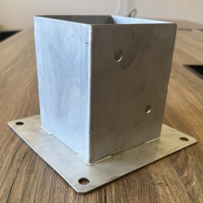 shw-AI500055-25031 ΒΙΔΩΤΗ ΒΑΣΗ ΞΥΛΟΥ 12 × 12 ΕΚ. INOX A2