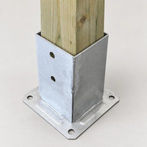 shw-AI500060-25034 ΒΙΔΩΤΗ ΒΑΣΗ ΞΥΛΟΥ 14 × 14 ΕΚ. INOX A2