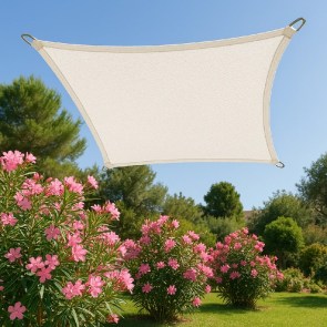 shw-N507-082-43-20631 ΠΑΝΙ ΣΚΙΑΣΗΣ ΤΕΤΡΑΓΩΝΟ 285GSM 3,6 X 3,6M ΛΕΥΚΟ