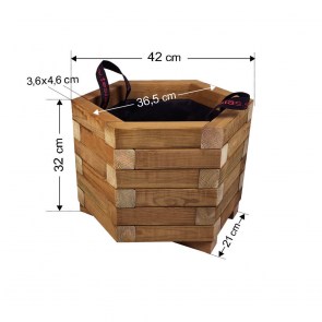tesias-0109-0109-00 ΕΞΑΓΩΝΗ ΜΕ ΑΝΟΙΧΤΕΣ ΓΩΝΙΕΣ - Δ42X32-TESIAS GROUP