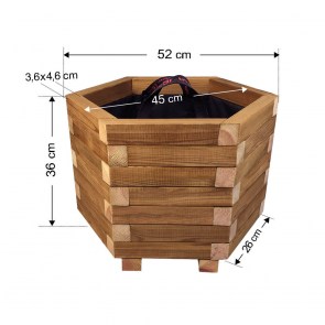 tesias-0110-0110-00 ΕΞΑΓΩΝΗ ΜΕ ΑΝΟΙΧΤΕΣ ΓΩΝΙΕΣ - Δ52X36-TESIAS GROUP
