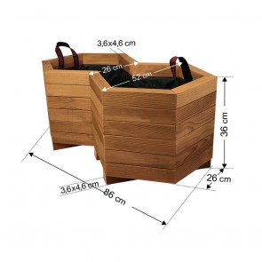 tesias-0131-0131-00 ΖΑΡΝΤΙΝΙΕΡΑ ΞΥΛΙΝΗ ΣΧΗΜΑ  NO8 - 86X52CM-TESIAS GROUP