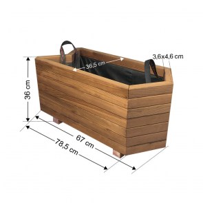 tesias-0132-0132-00 ΖΑΡΝΤΙΝΙΕΡΑ ΞΥΛΙΝΗ ΒΕΛΟΣ - 78X36CM-TESIAS GROUP