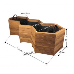 tesias-0137-0137-00 ΖΑΡΝΤΙΝΙΕΡΑ ΤΡΙΠΛΗ ΕΞΑΓΩΝΗ 125X52-TESIAS GROUP